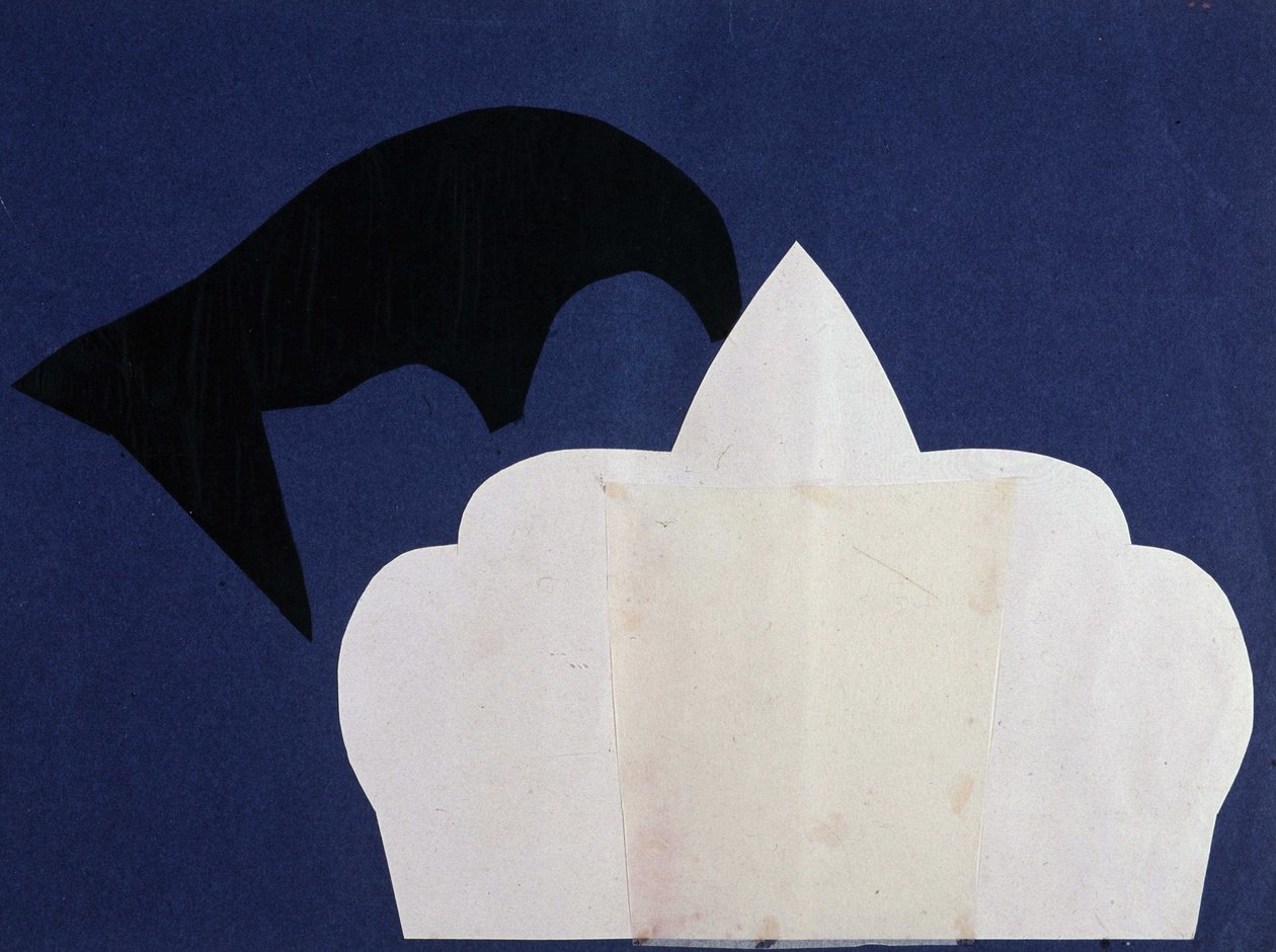 Universal War: Collage-verk av Olga Rosanova, januar 1916 av Olga Wladimirowna  Rosanowa