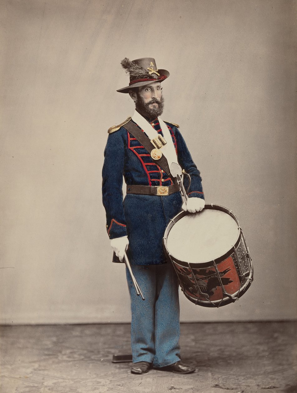 Artilleri, musiker, 1866. av Oliver H. Willard.