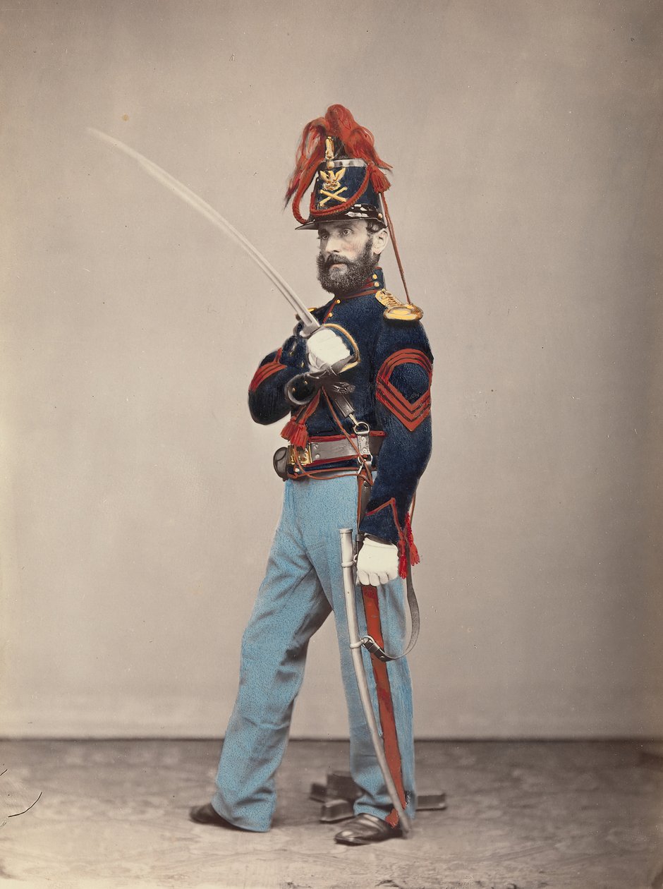 Lett artilleri, sersjantmajor, 1866. av Oliver H. Willard.
