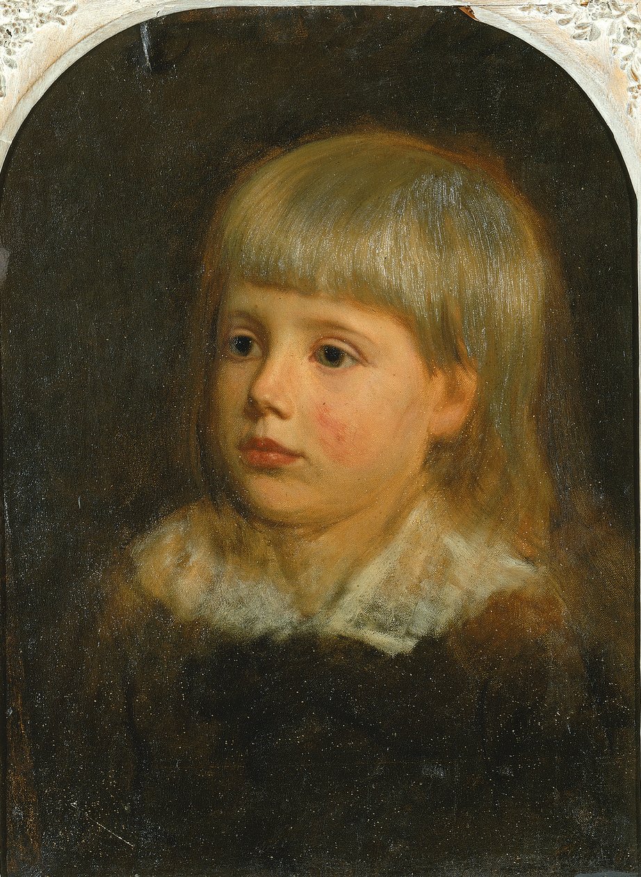 Charles Downing Lay, Portrett av kunstnerens sønn, ca. 1881-1883. av Oliver Ingraham Lay