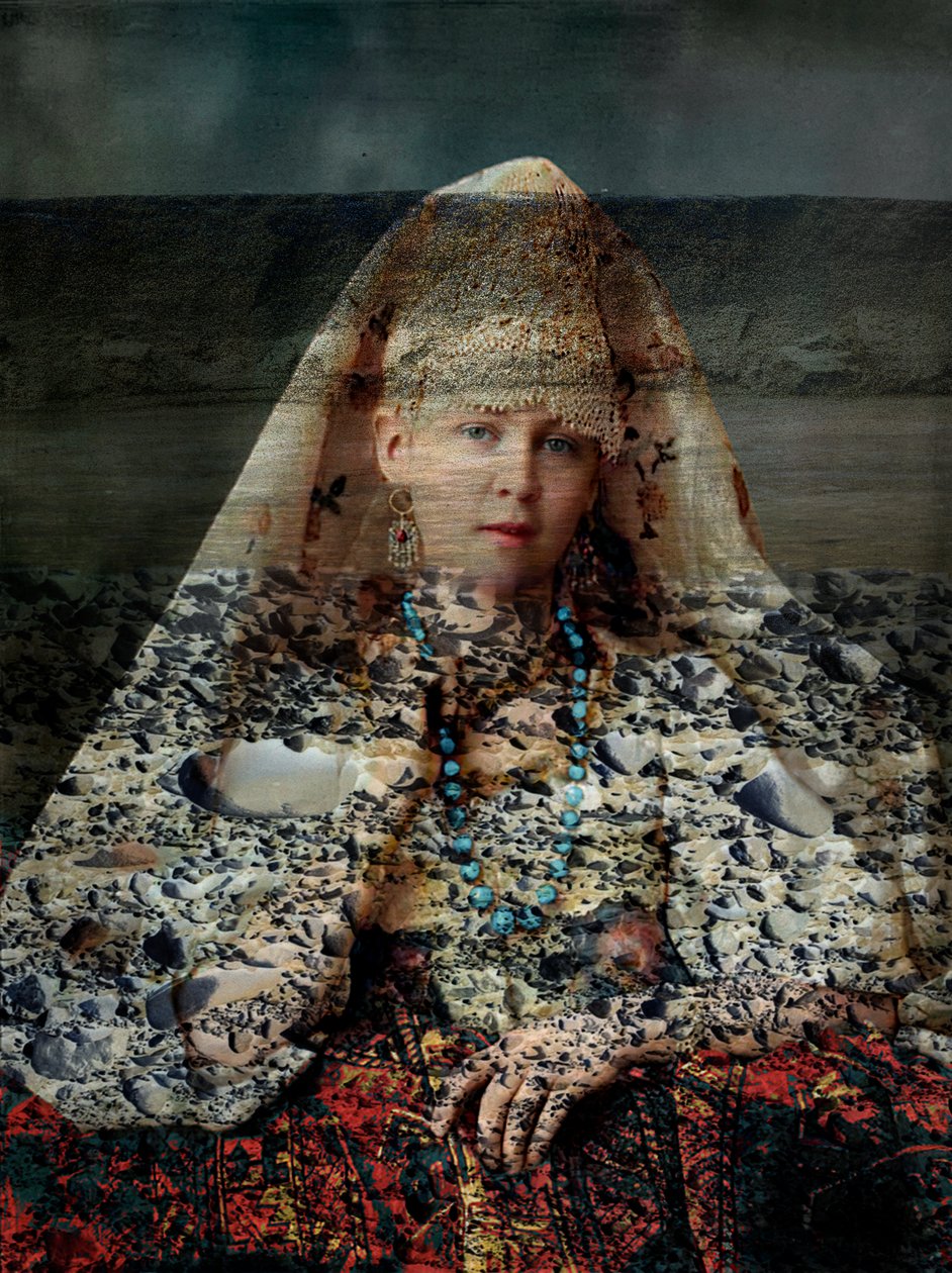Russisk dam, 2024 (digital blandet media) av Olivia Gozzano
