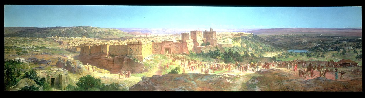 Jerusalem: Kristi dødsdag, 1886 av Olivier Pichat