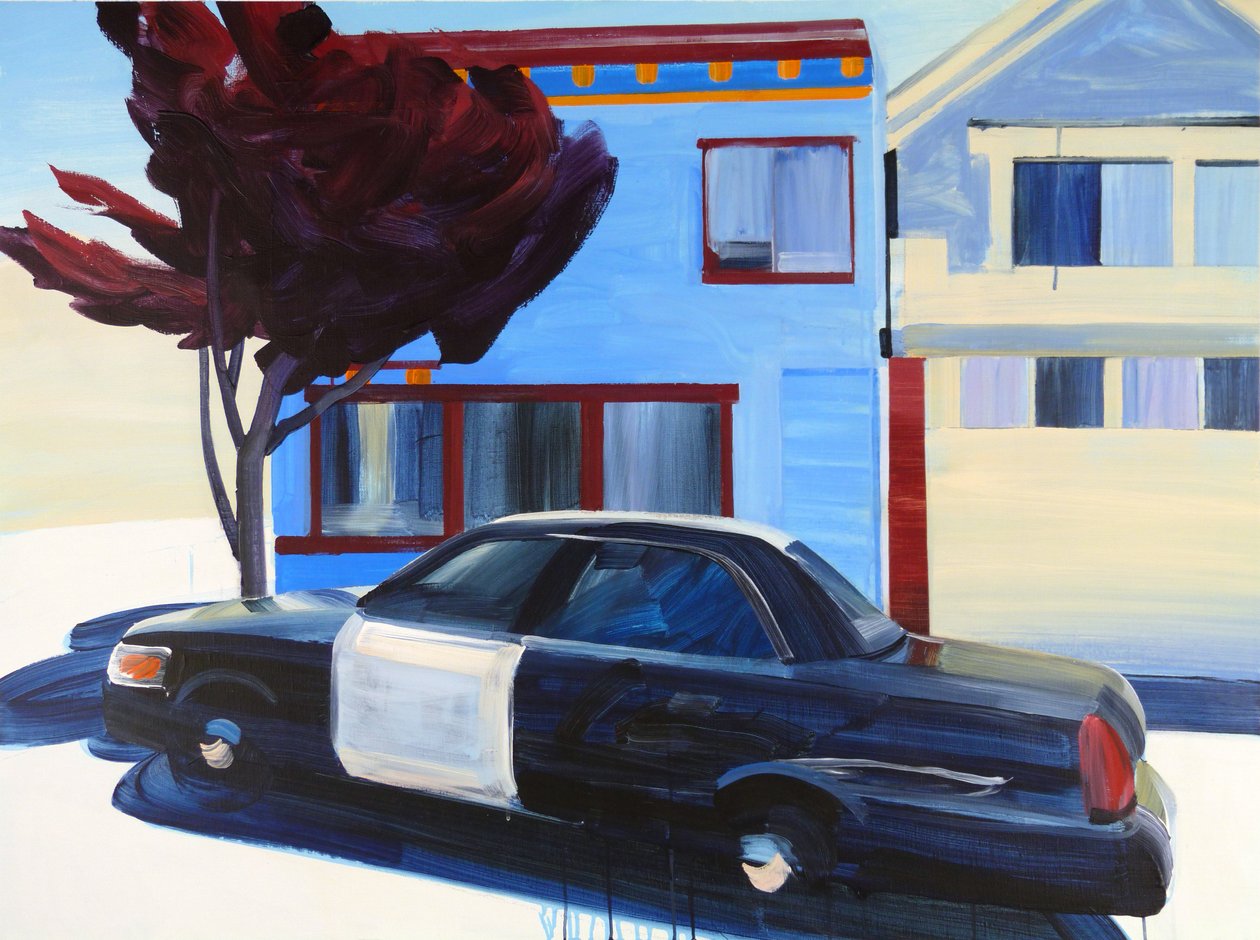 Klnd 4, 2015 (akryl på lerret) av Olivier Morel