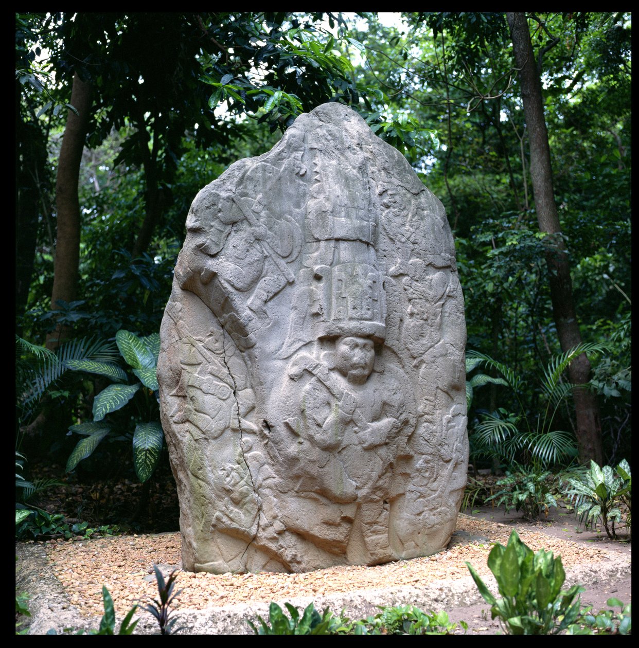 Stele 2, førklassisk periode av Olmec