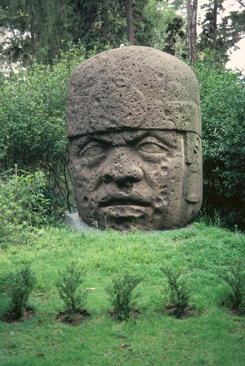 Kolossalt hode av Olmec