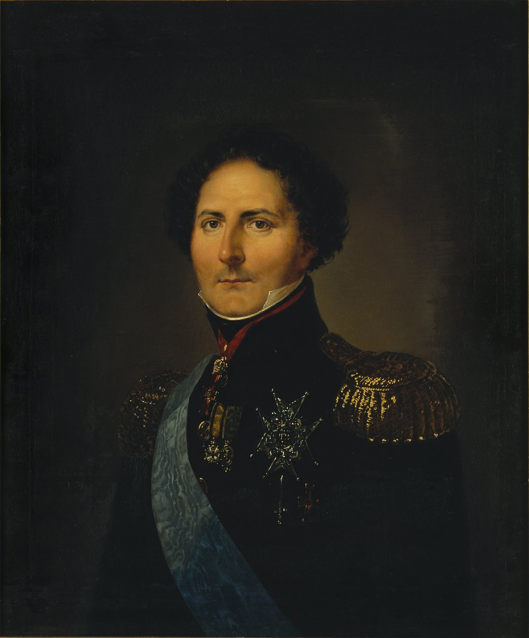 Portrett av Karl XIV Johannes 1763-1844, konge av Sverige, 1831. av Olof Johan Södermark