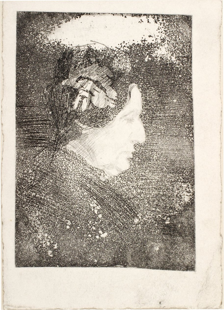 Kunstnerens mor av Oluf Hartmann