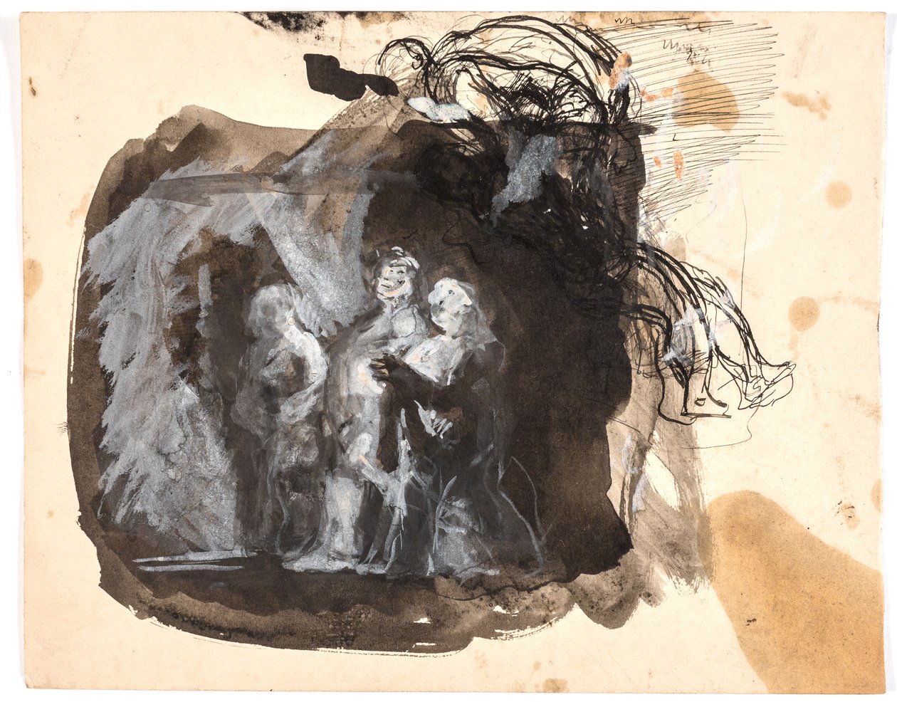 Studie for "Diogenes" av Oluf Hartmann