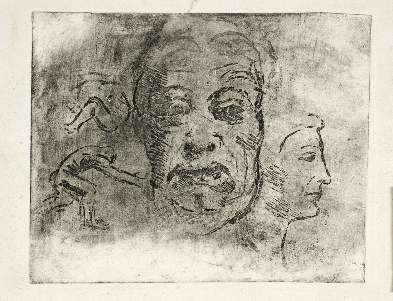 Studieark av Oluf Hartmann