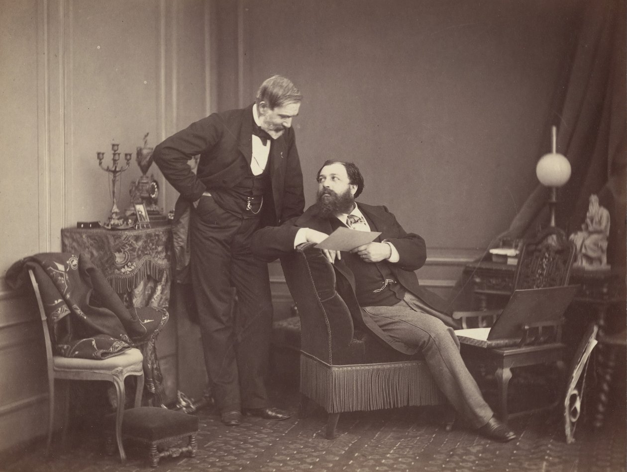 Louis Robert og Olympe Aguado, ca. 1860. av Olympe Aguado