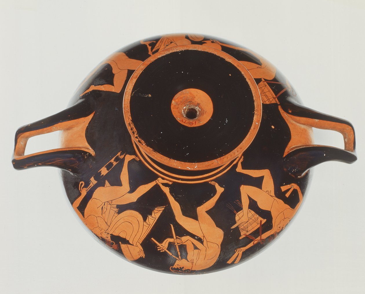 Lofts rødfigur kylix, 500–450 f.Kr. (keramikk) av Onesimos Painter