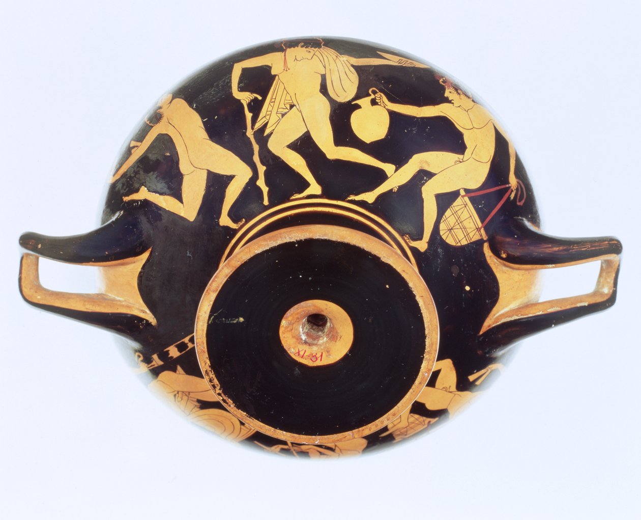 Attic rødfigur kylix, 500–480 f.Kr. (keramikk) av Onesimos Painter