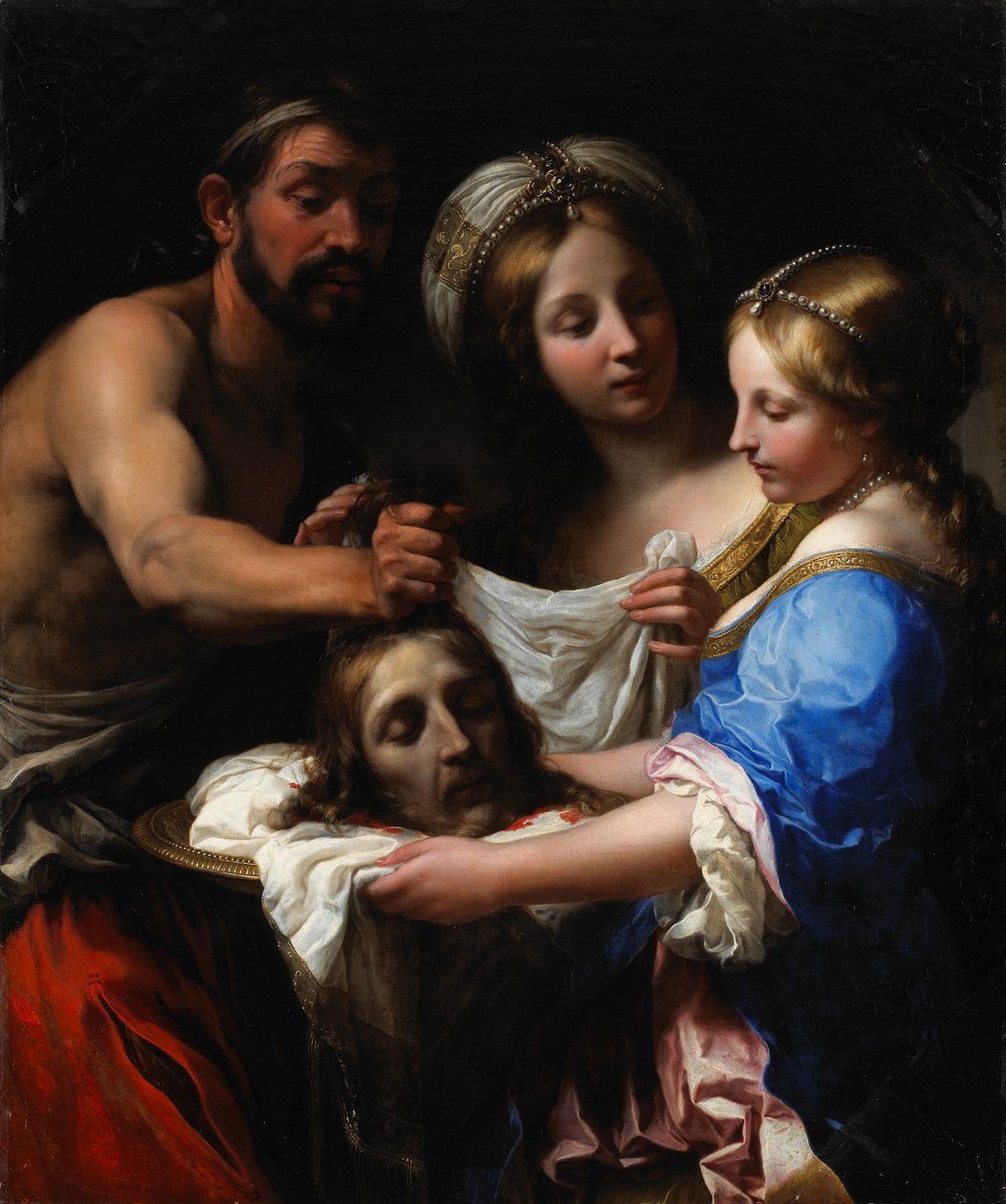 Salome med hodet til døperen Johannes, ca. 1680 av Onorio Marinari