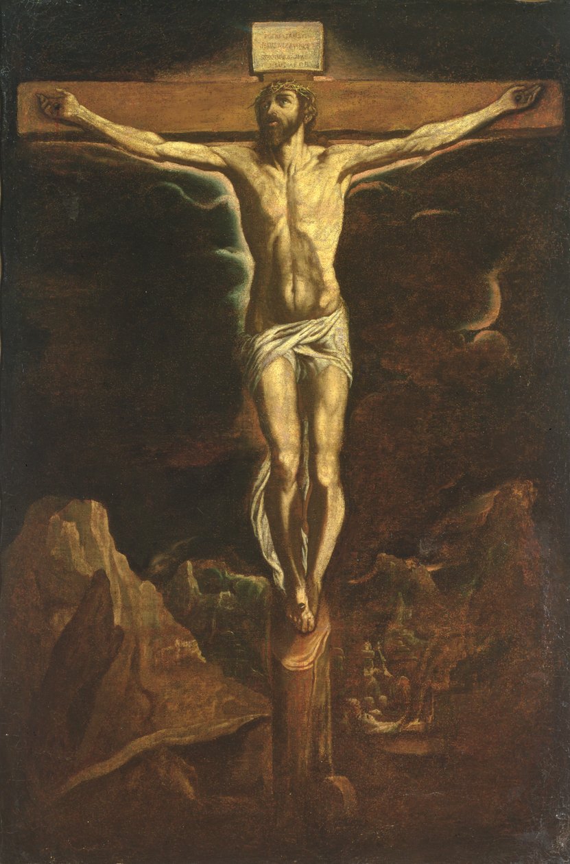 Kristus på korset, 1600 av Orazio Borgianni