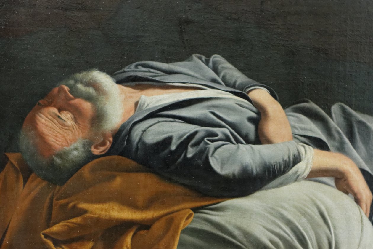 Hvil på flyturen til Egypt av Orazio Gentileschi