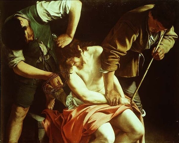 Kroning med torner av Orazio Gentileschi