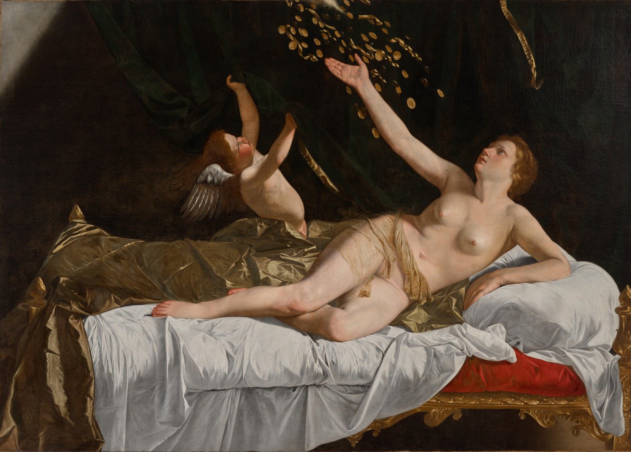 Danaë av Orazio Gentileschi