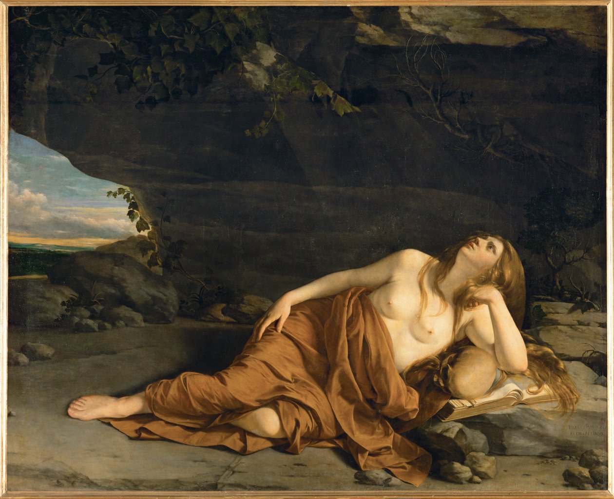 Omvendelsen Maria Magdalena (maleri på lerret) av Orazio Gentileschi