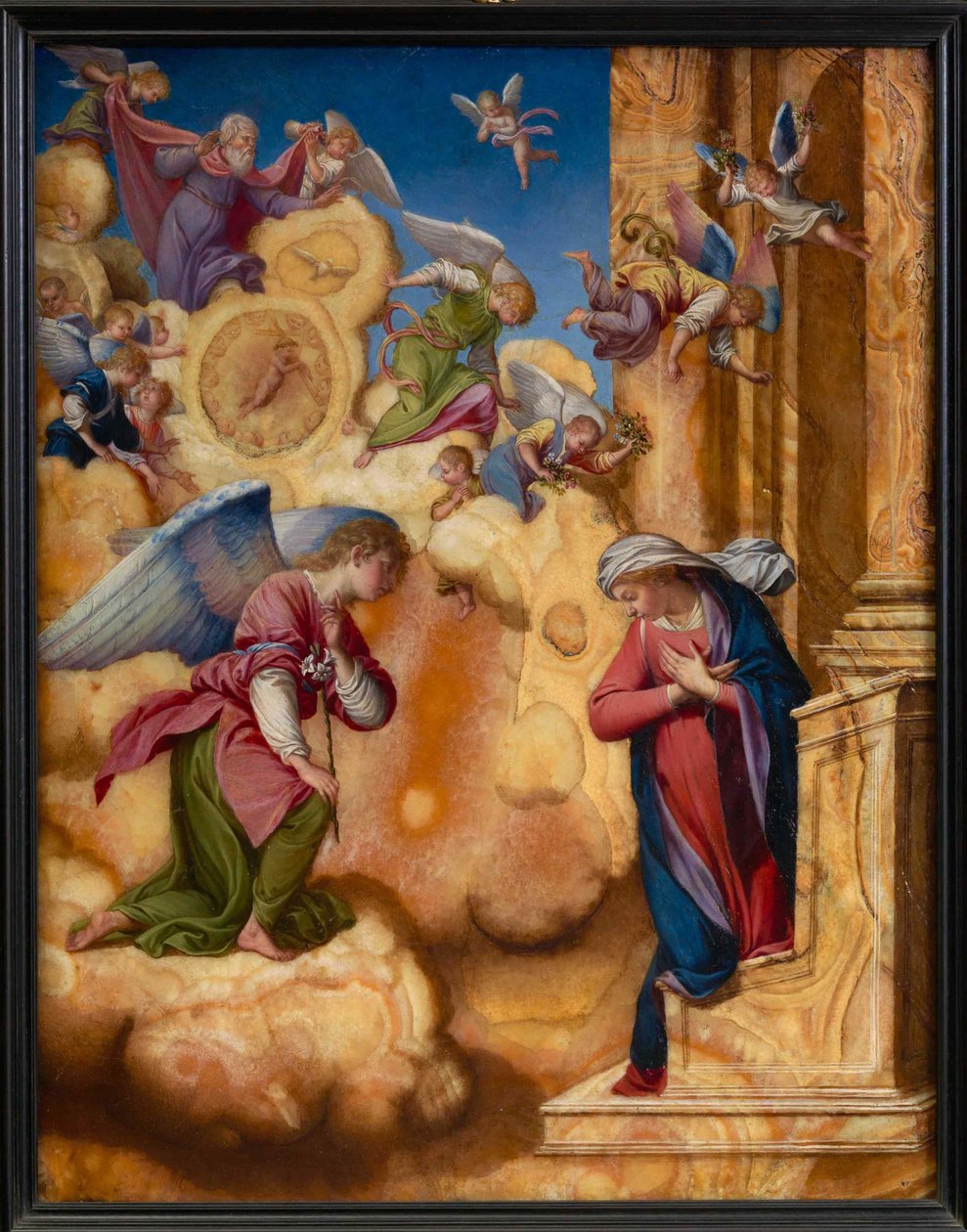 The Annunciation, ca. 1600.    1197649   no       norwegian Successfully Translated  Original: The Managers Last Kick, or a New Way to Pay Old Debts, September 29, 1811., September 29, 1811. Translat: The Manager
