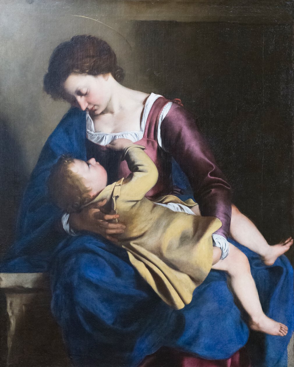 Jomfru Maria og barn av Orazio Gentileschi