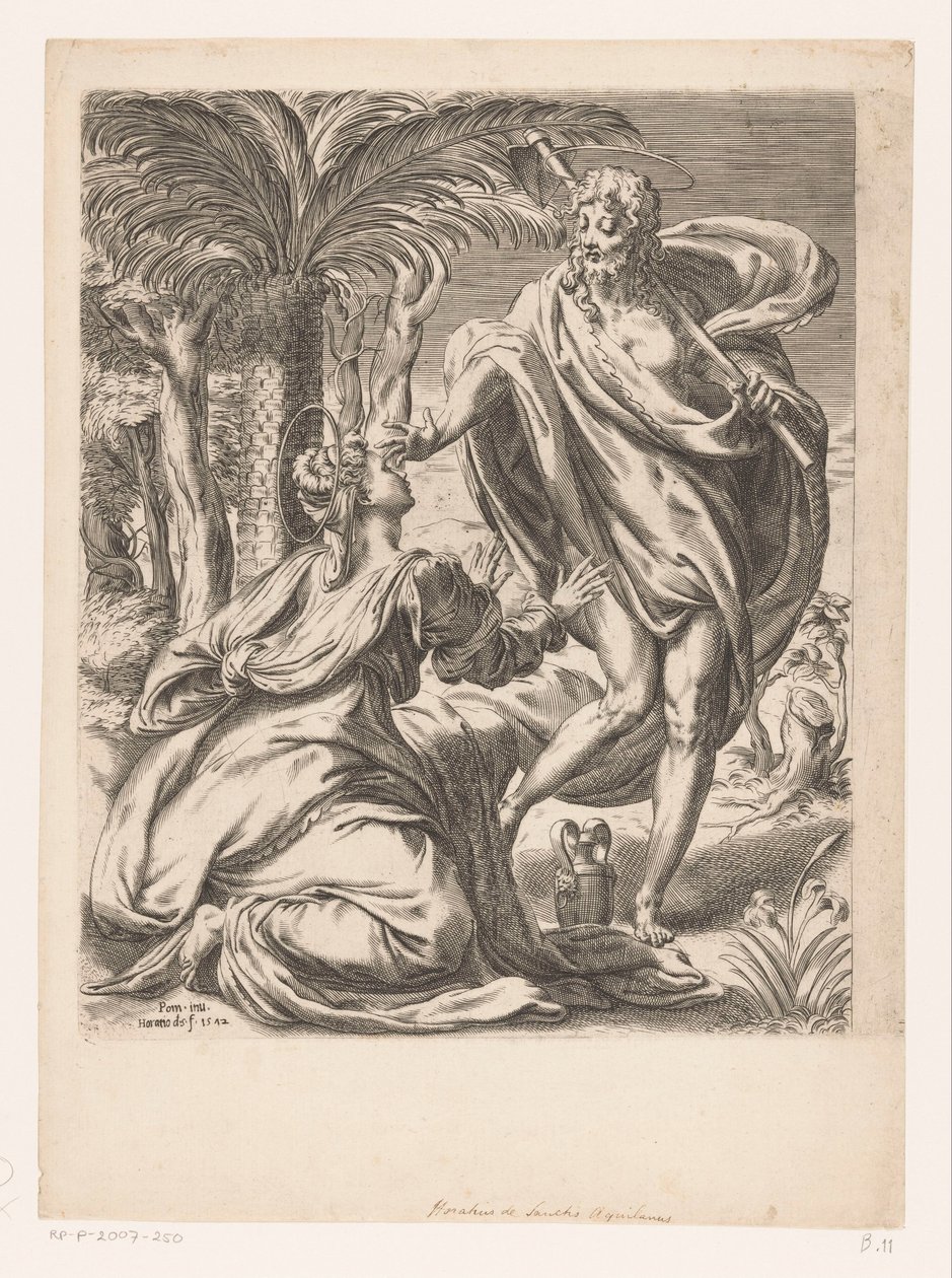 Kristus viser seg for Maria Magdalena (Noli me tangere) av Orazio de Santis