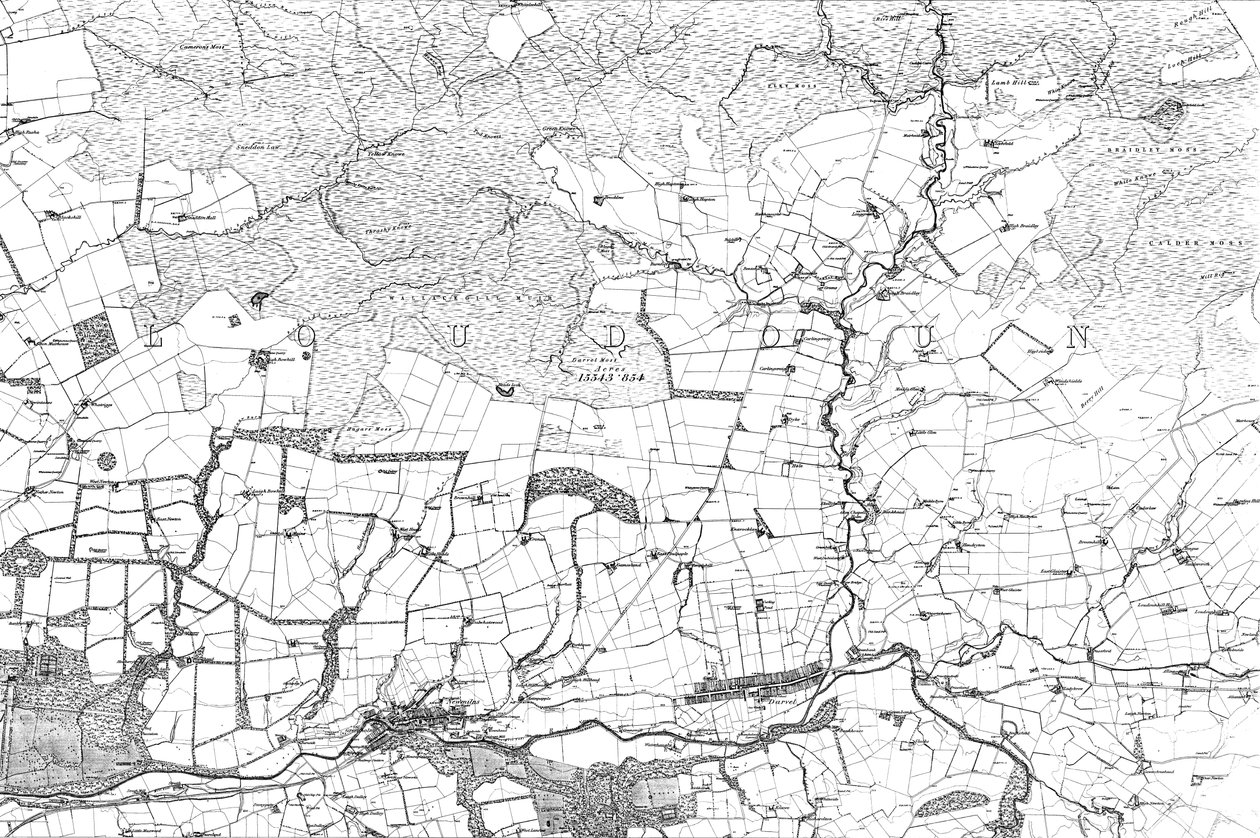 Kart over Ayrshire av Ordnance Survey