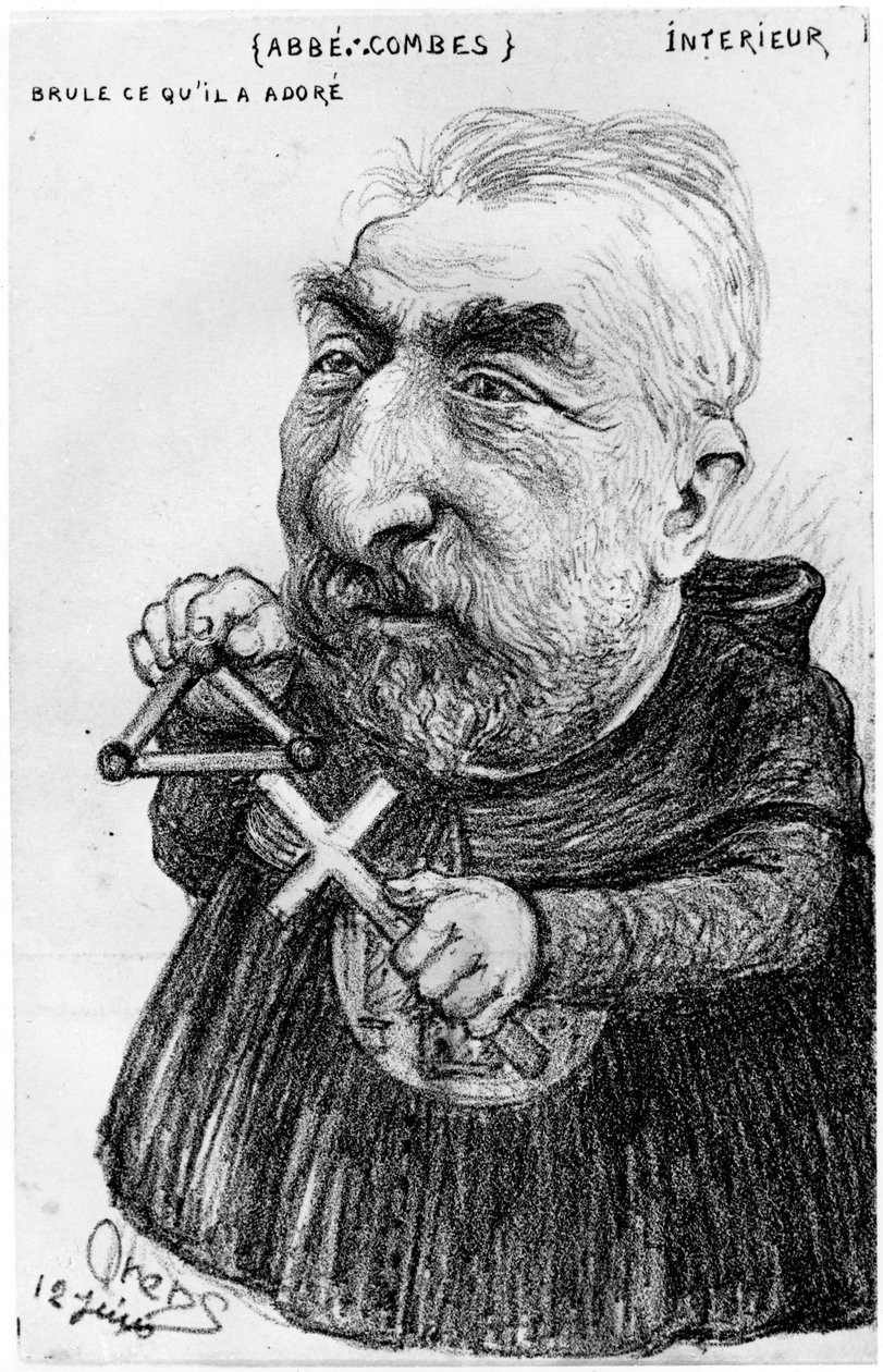 Emile Combes , fransk politiker, 1900-tallet. av Orens Denizard