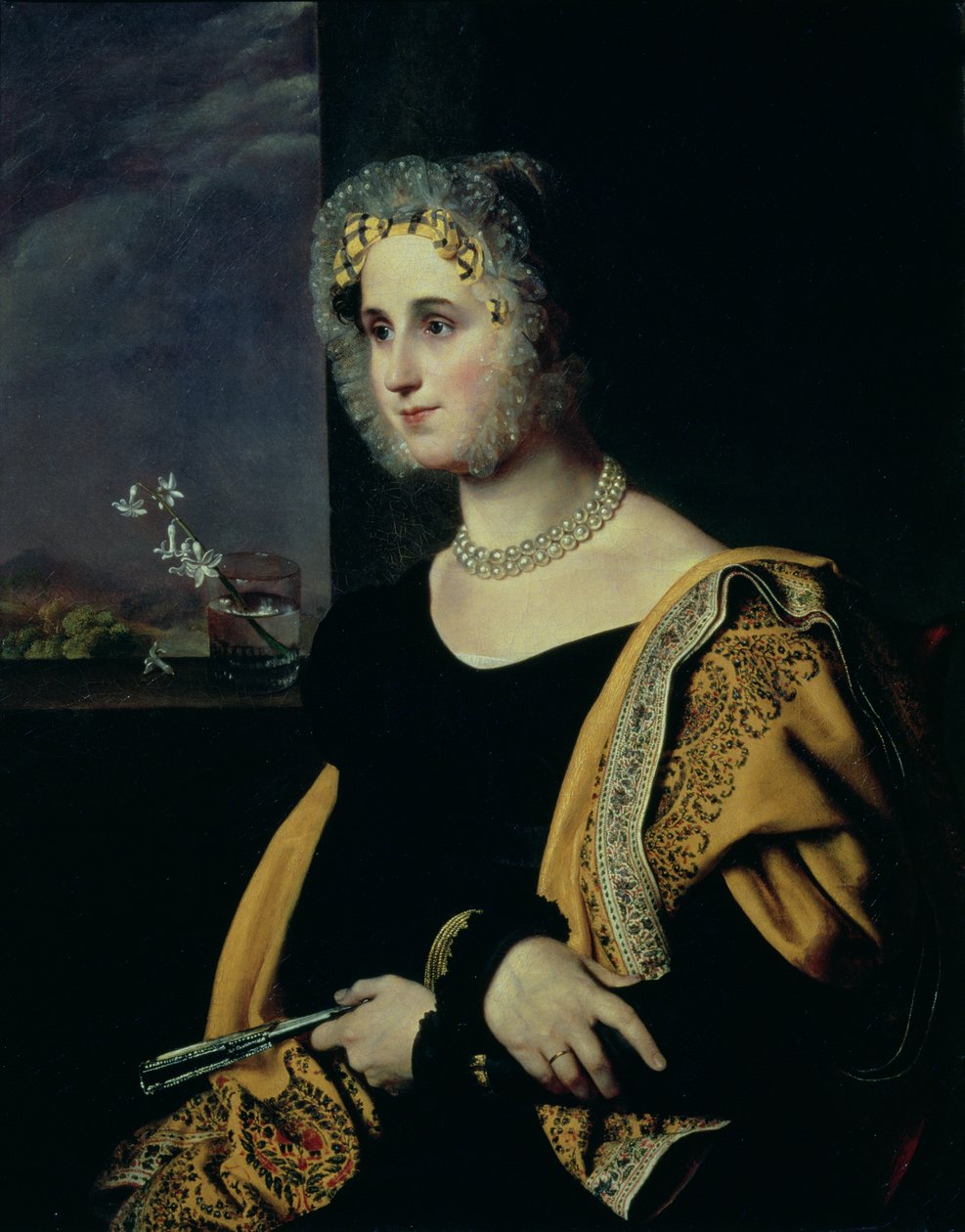 Portrett av Ekaterina Avdulina, hennes Yakovleva (1788-1832) 1822-23 av Orest Adamovich Kiprensky