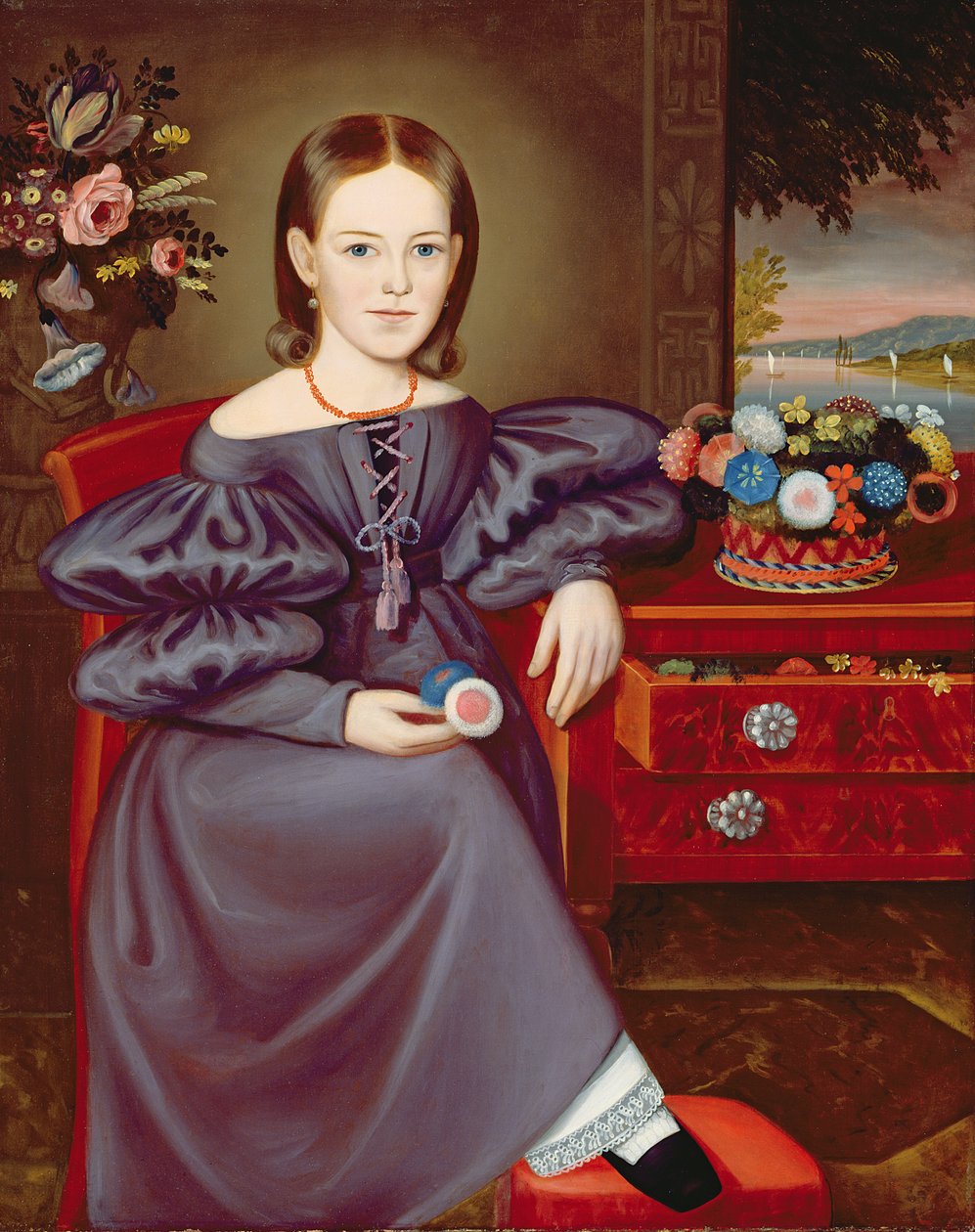 Frøken Tweedy av Brooklyn, ca. 1845 av Orlando I. Bears