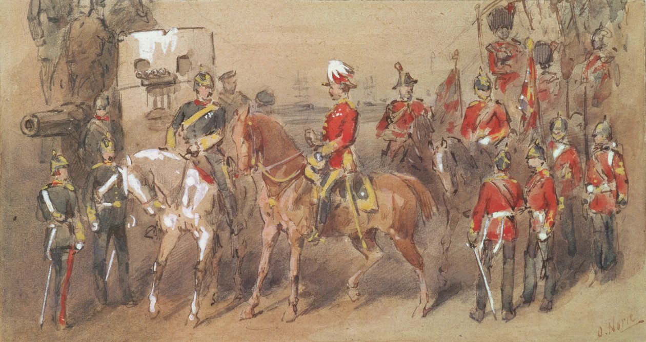 General Sir Garnet Wolseley (1833-1913) i Alexandria, 1882 av Orlando Norie