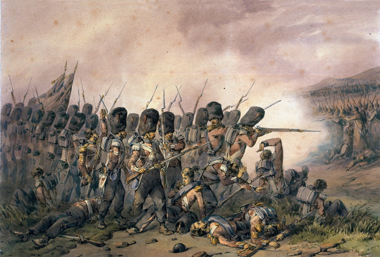 Slaget ved Alma, 20. september 1854 av Orlando Norie