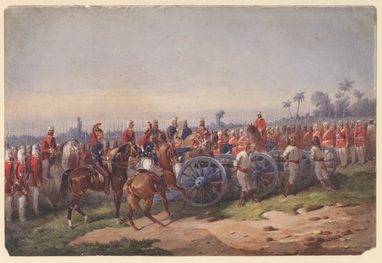 Blåser fra en pistol, 1858 av Orlando Norie