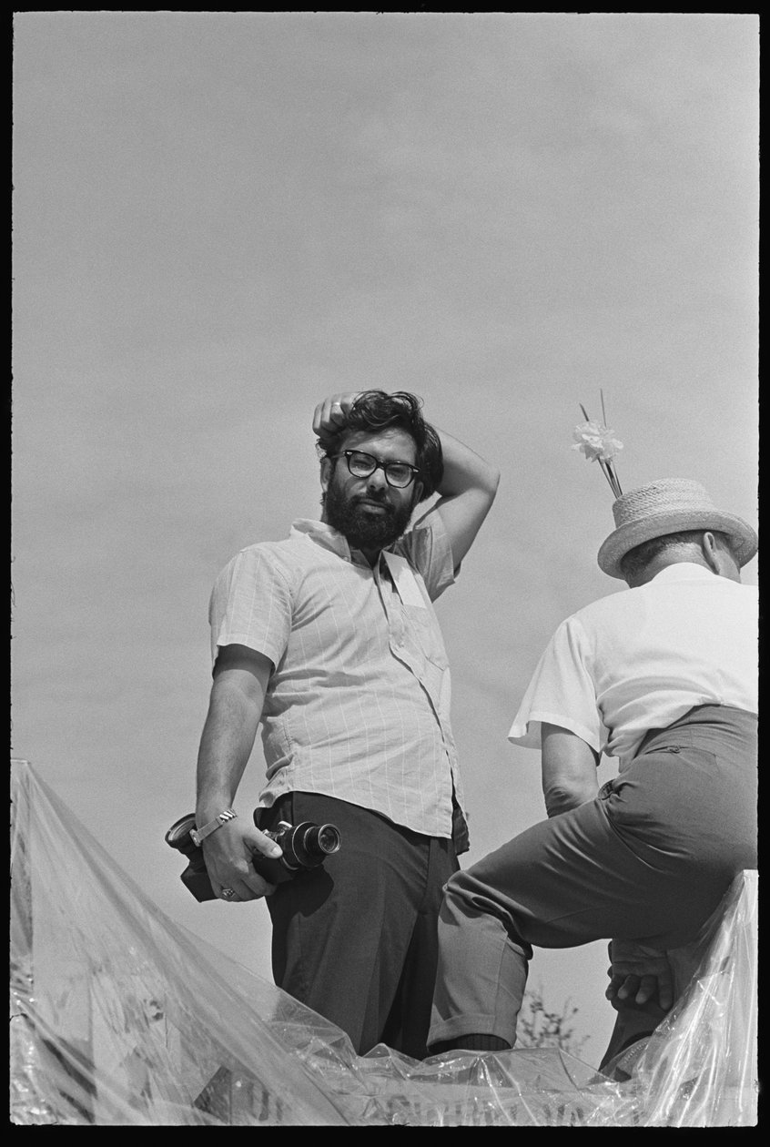 Francis Ford Coppola på settet til "Finian