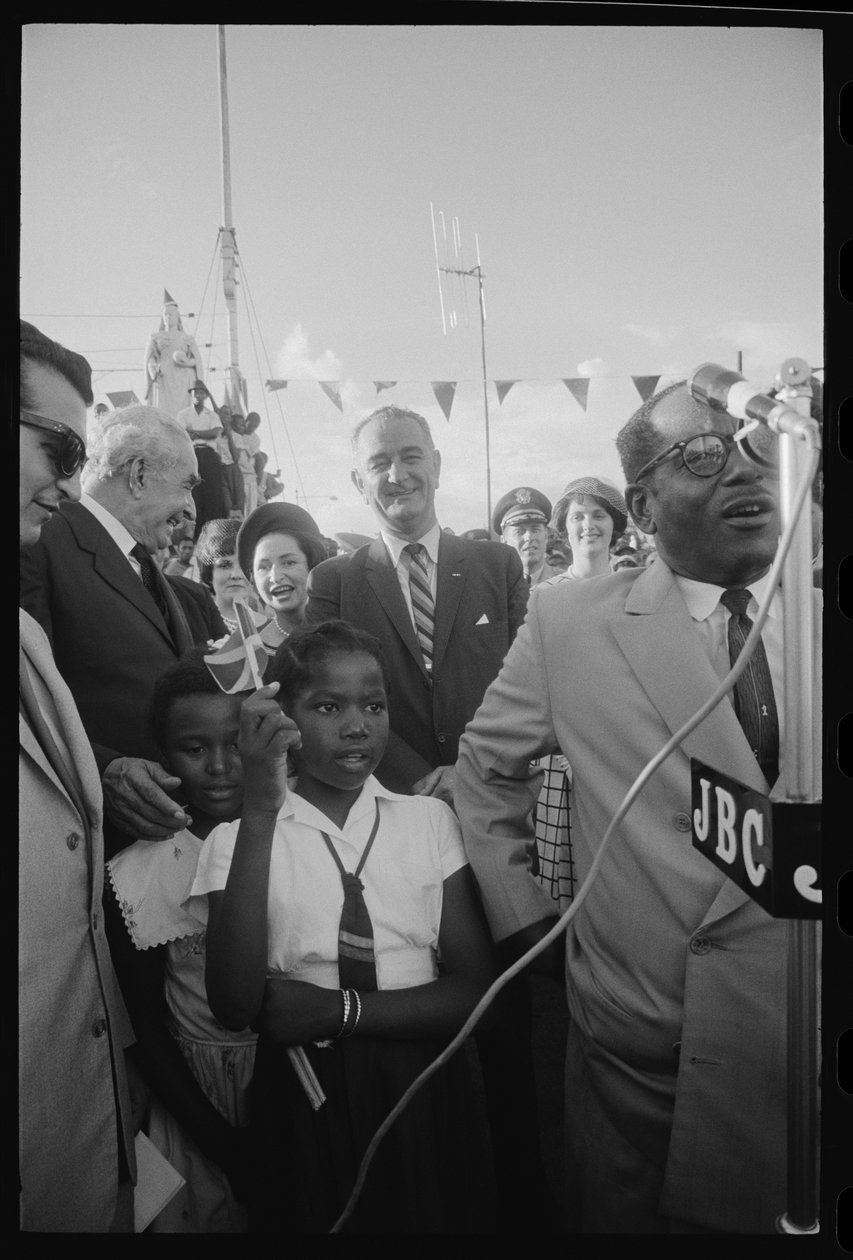 Lyndon B. Johnson på Jamaica av Orlando Suero