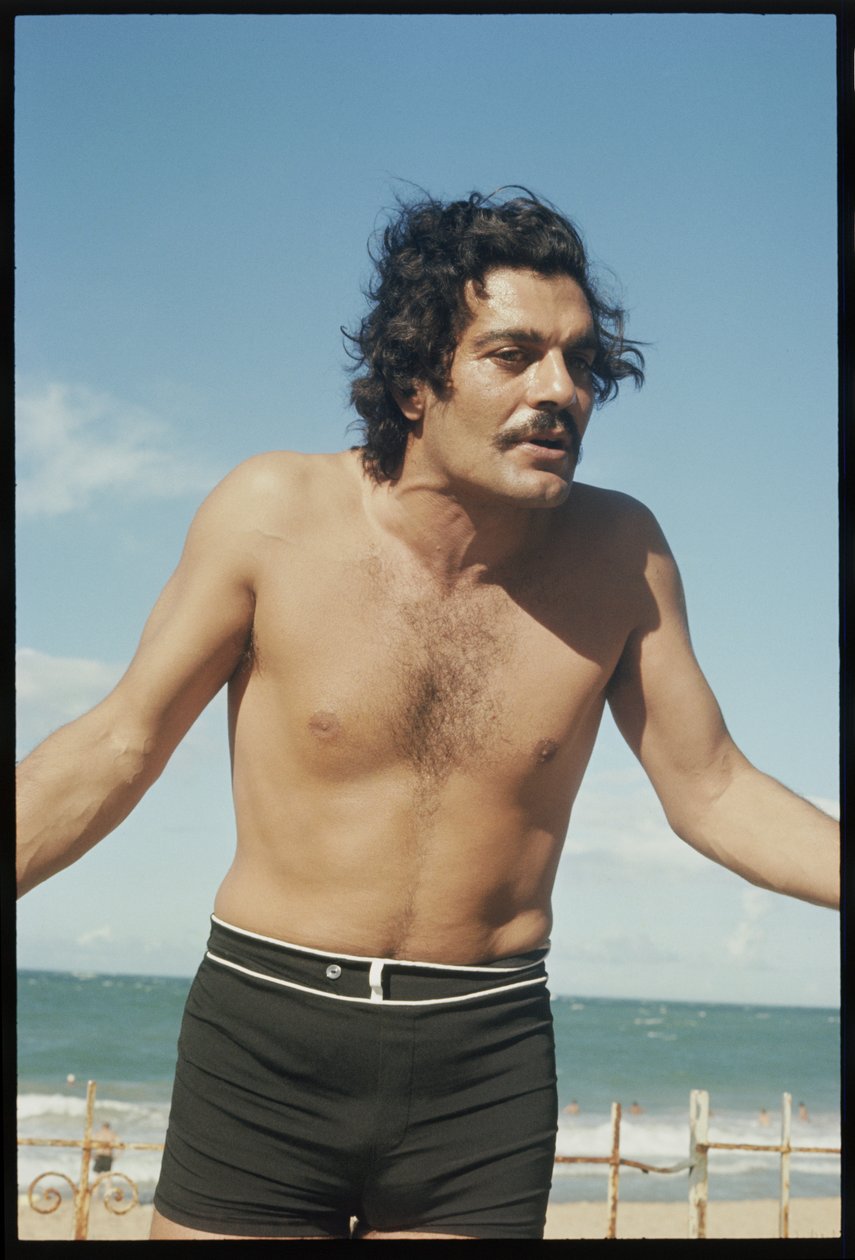 Omar Sharif på stranden av Orlando Suero