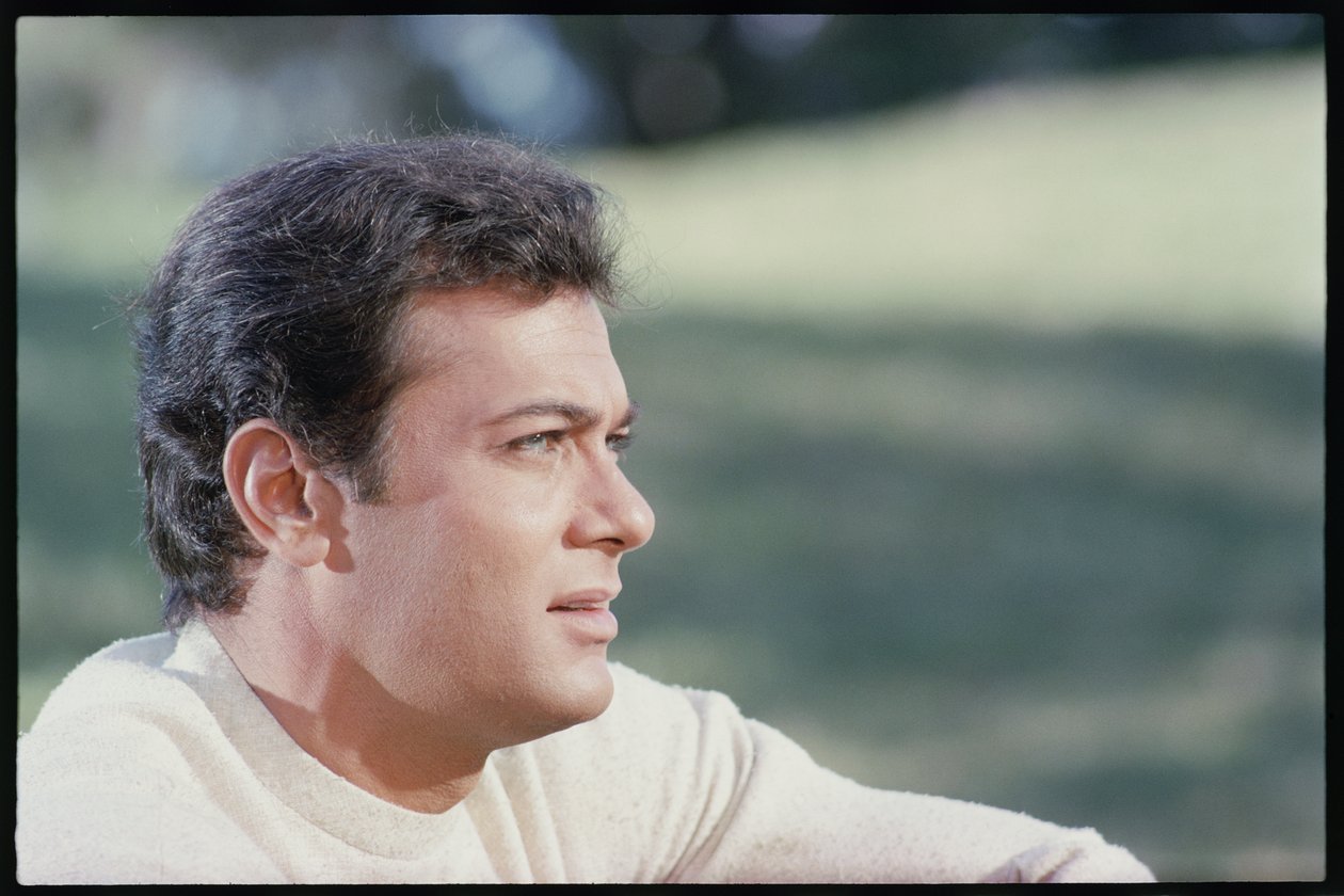 Tony Curtis portrett av Orlando Suero