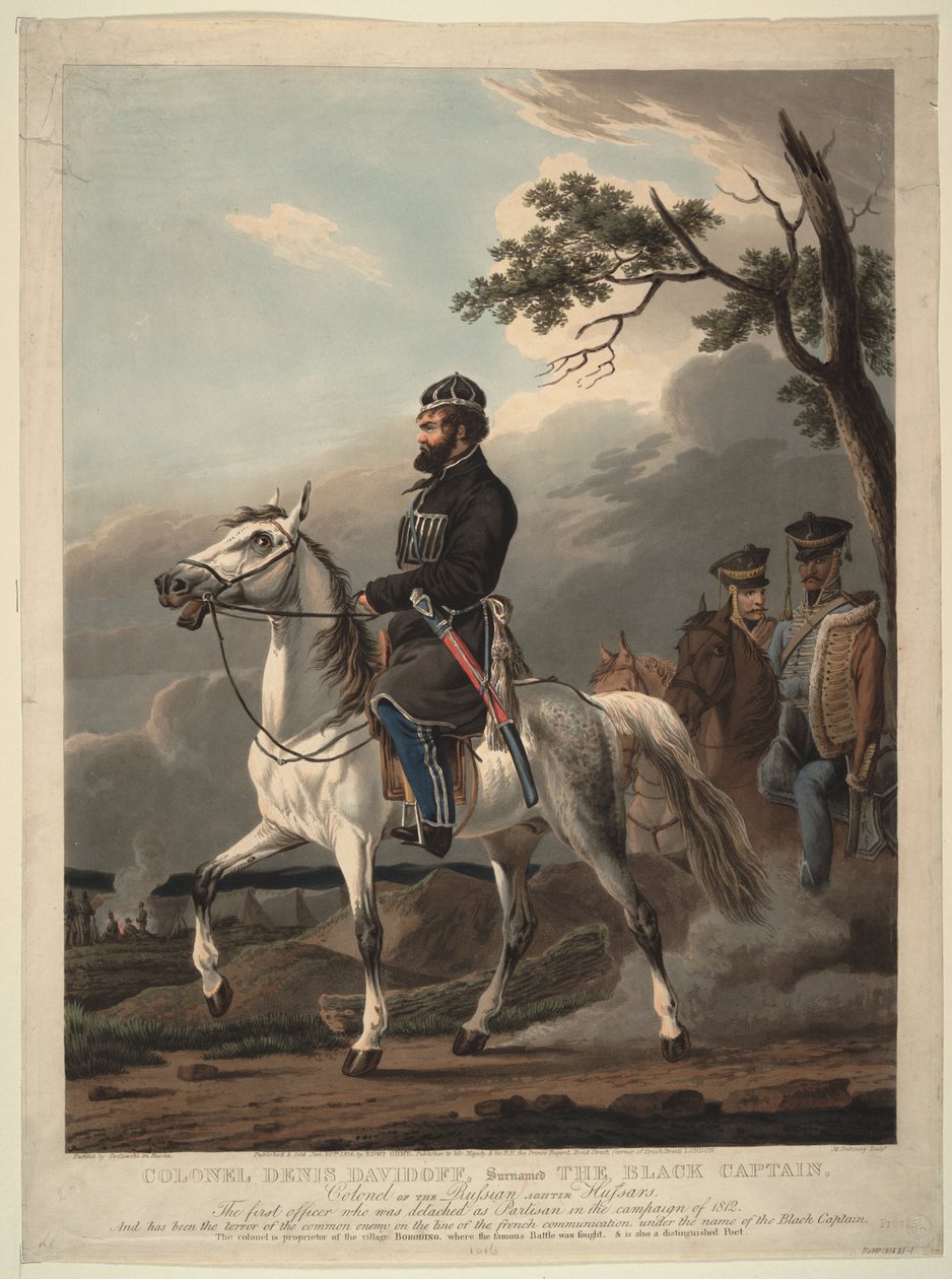 Denis Davydov 1784-1839, 1814 av Orlowski