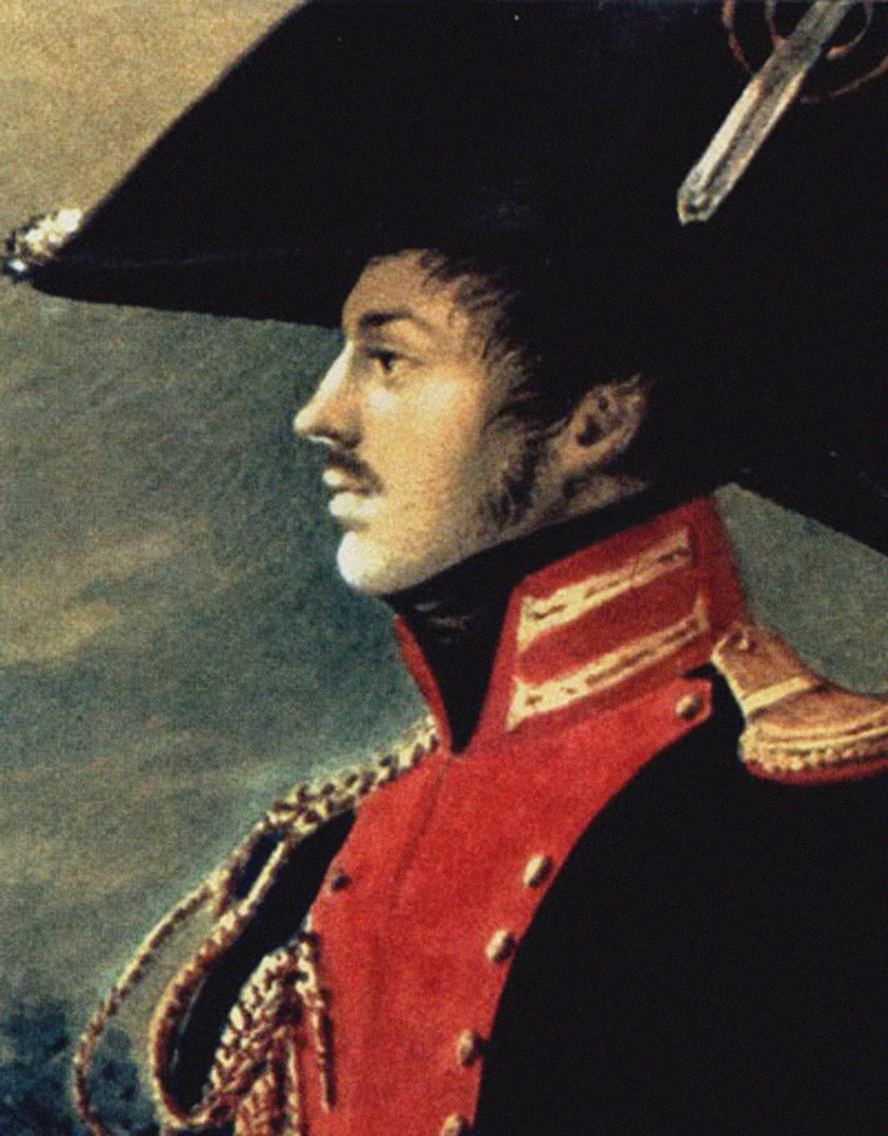 Portrett av Pavel Ivanovich Pestel 1793-1826 Detalj, 1813 av Orlowski