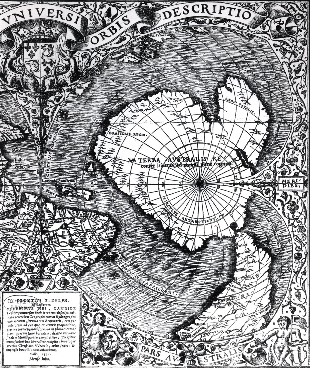 Sydpolen, detalj fra 