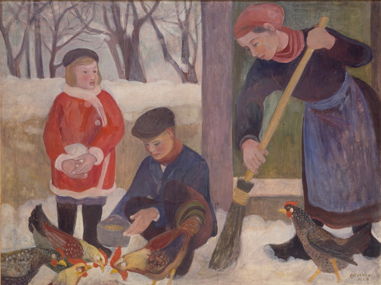 Vinter, 1940 av Orovida Camille Pissarro