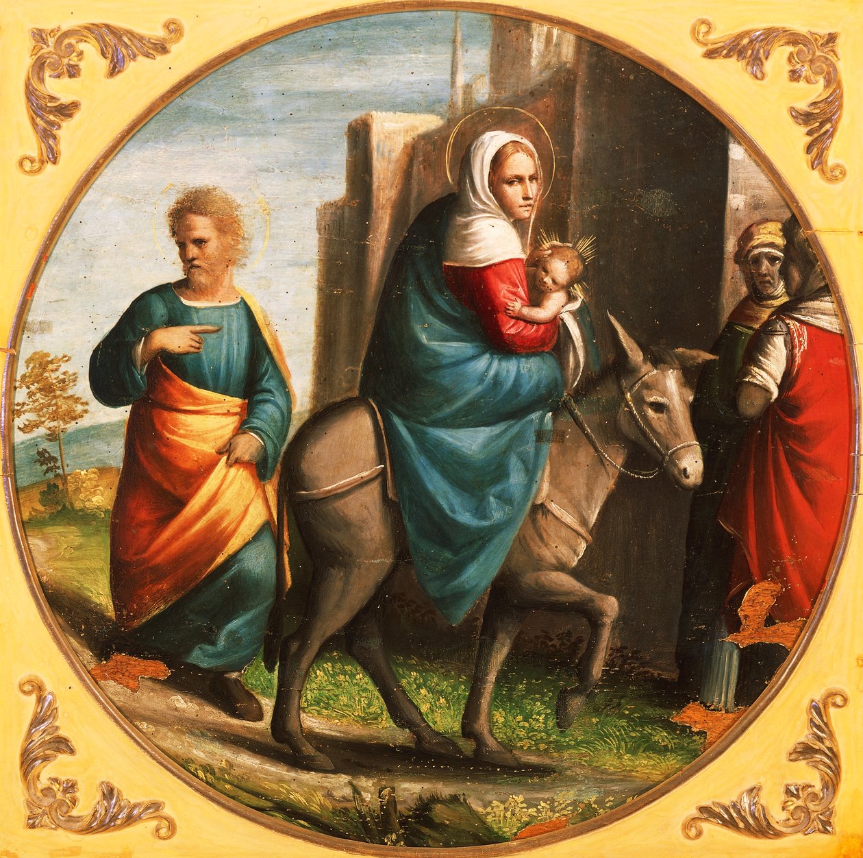 Retur fra flyturen til Egypt av Ortolano (c.1488 c.1525)