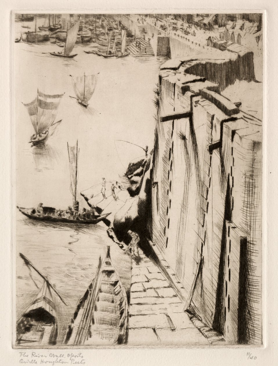 River Wall, Porto av Orville Houghton Peets