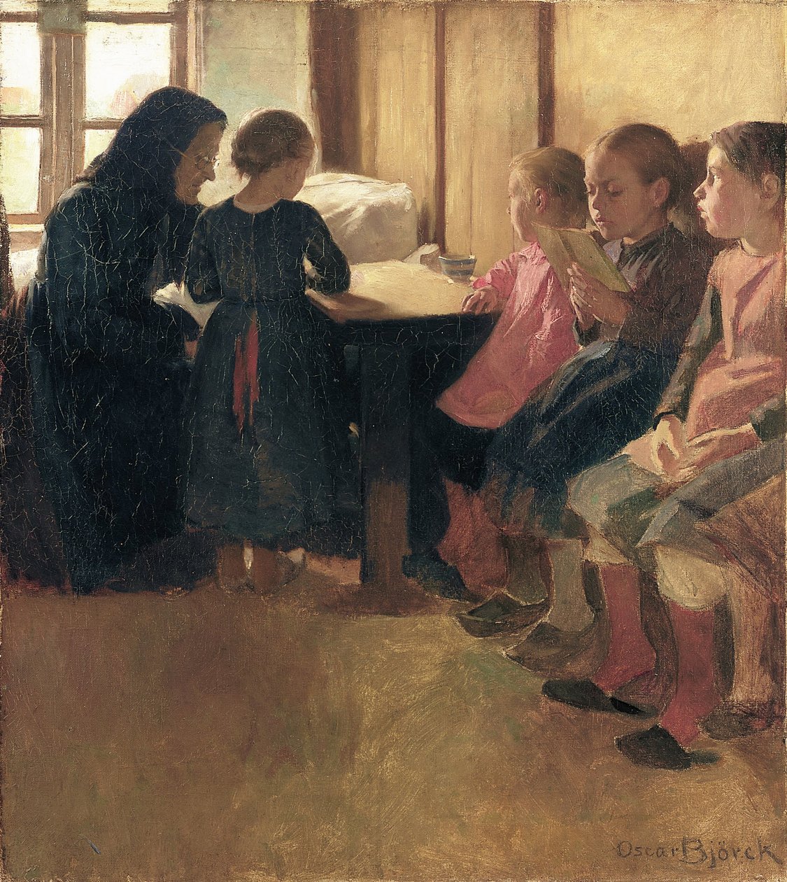 Madam Henriksens jenteskole i Skagen av Oscar Gustaf Bjorck