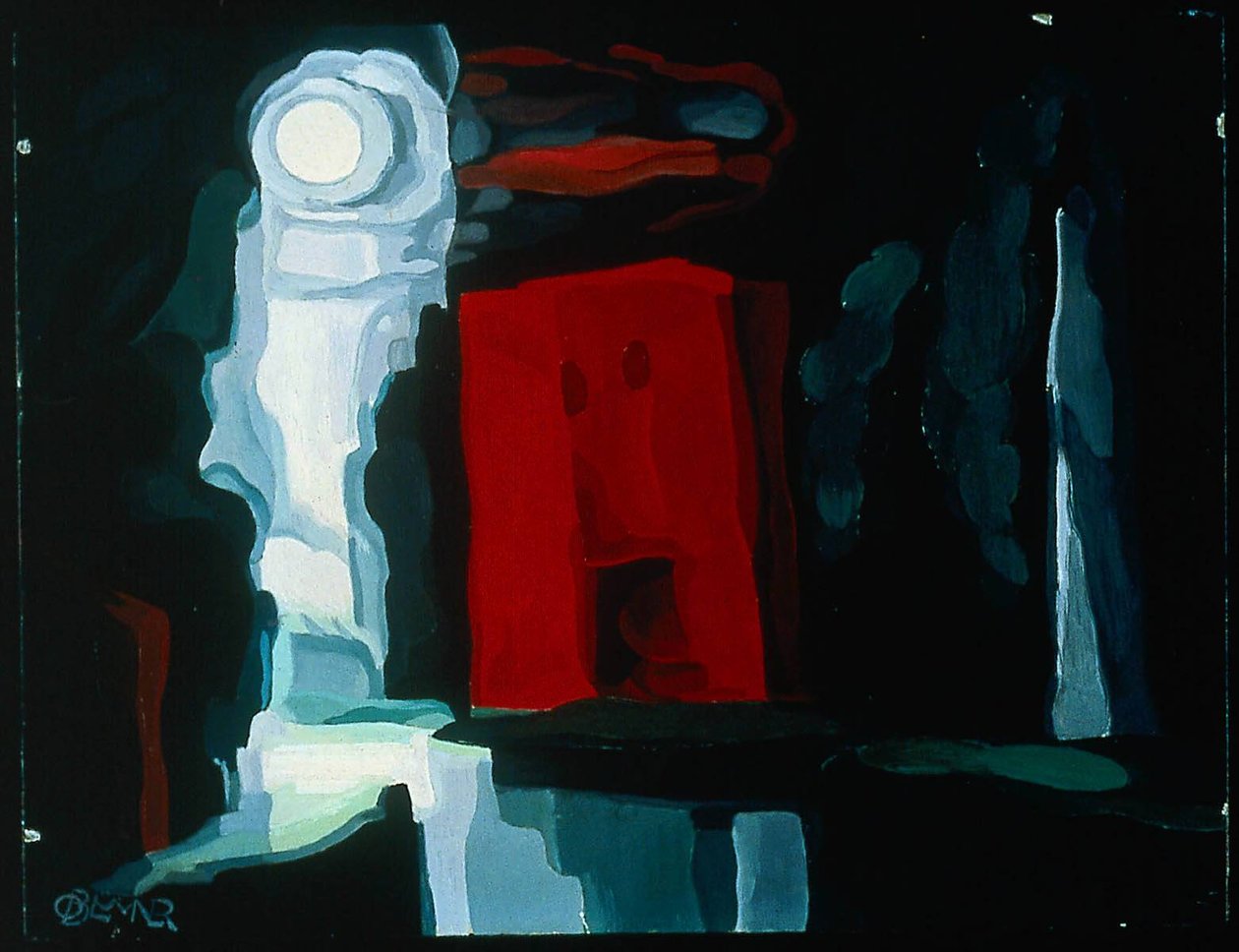 Moon-Night Mood av Oscar Florianus Bluemner