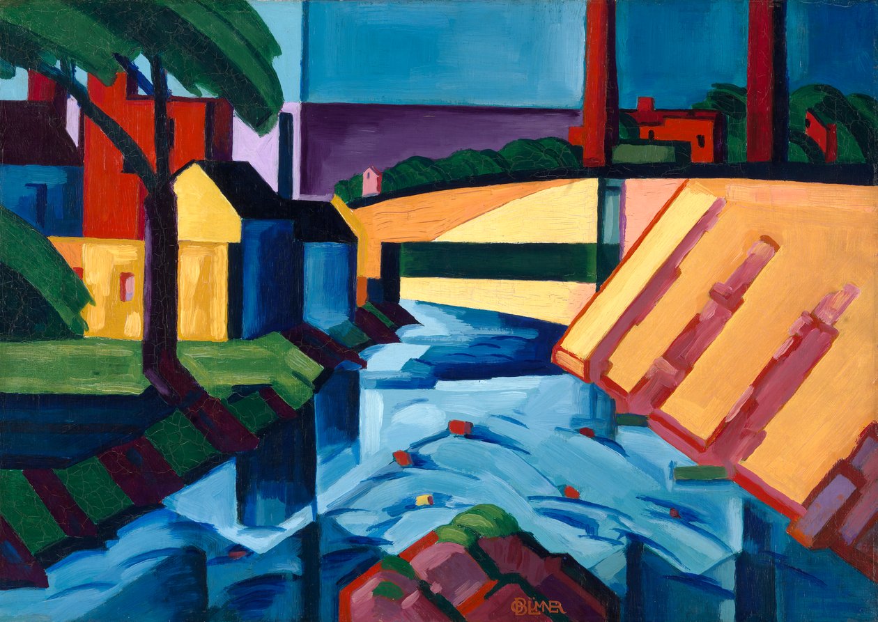Aftentoner, 1911-1917. av Oscar Bluemner