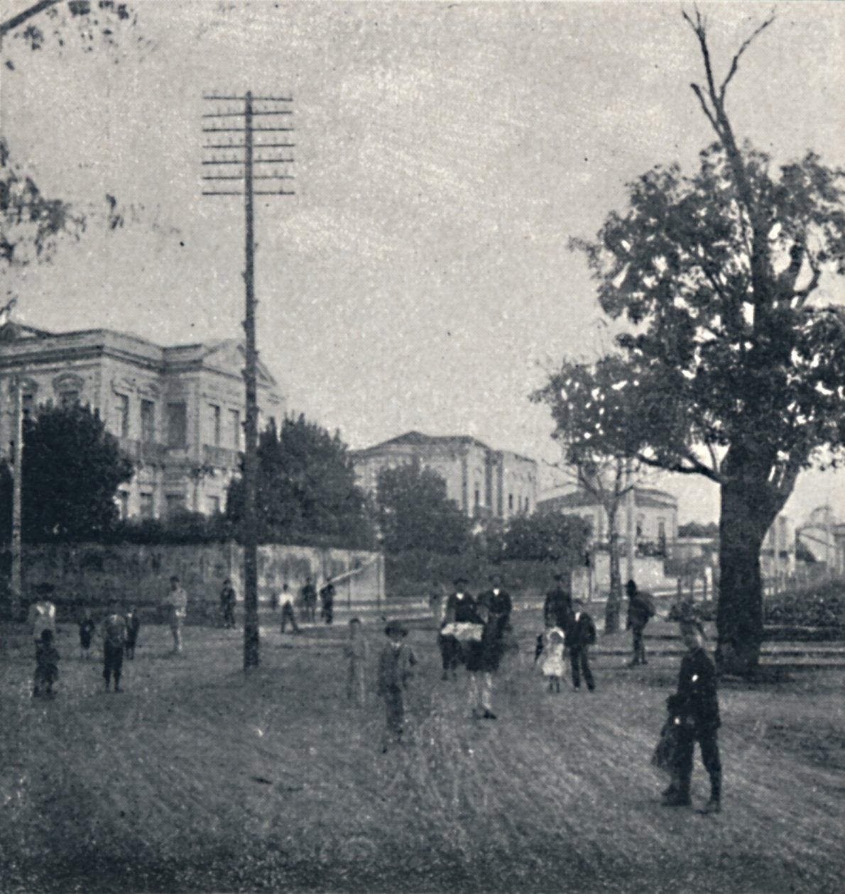 Largo da Republica, 1895 av Oscar Ernheim