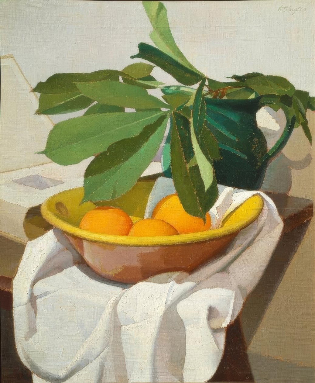 Oscar Ghiglia (1876–1945), Stilleben, 1925, 60 × 50 cm. av Oscar Ghiglia