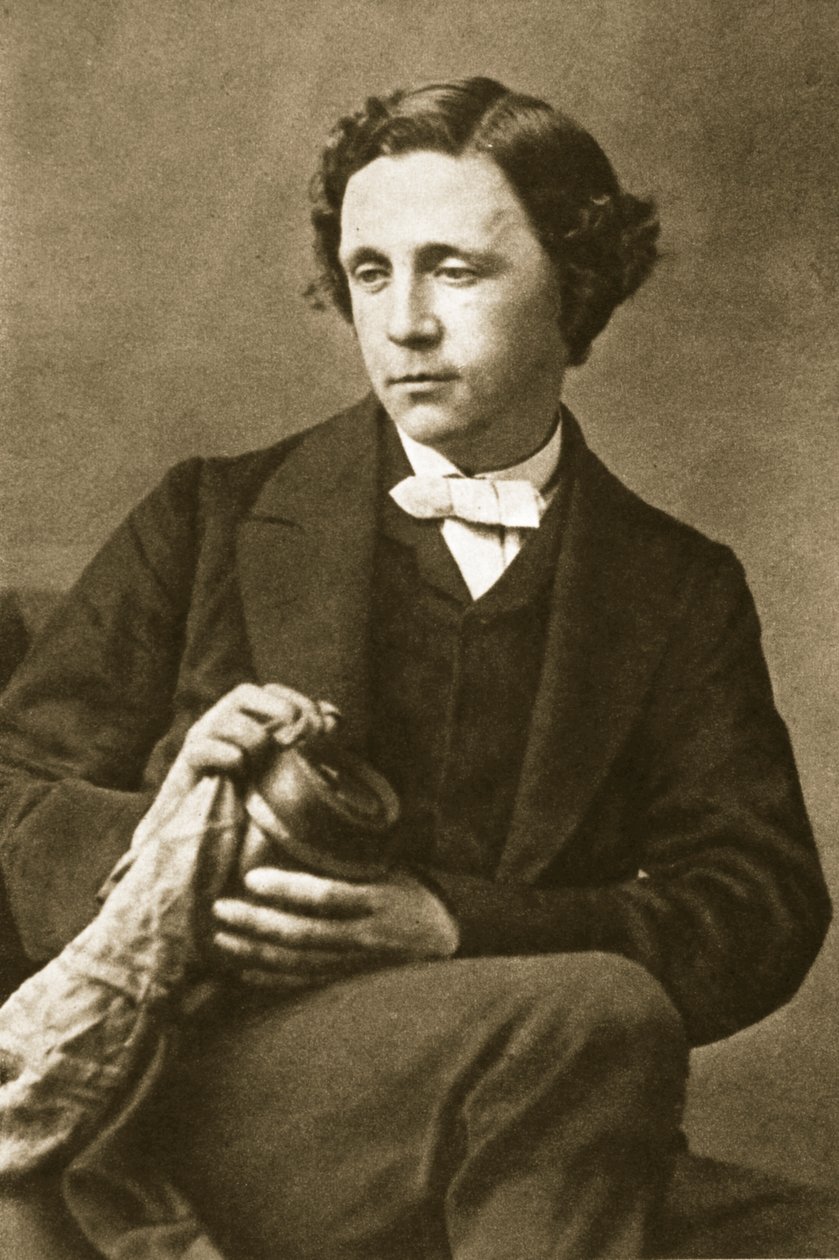 Portrett av Lewis Carroll, 28. mars 1863 (sepia-bilde) av Oscar Gustav Rejlander