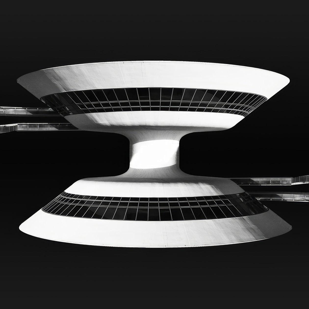 Niterói, museum for samtidskunst av Oscar Niemeyer