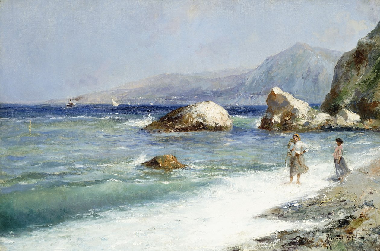 Sorrento-kysten av Oscar Ricciardi